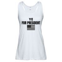 YE FOR PRESIDENT Ladies Essential Flowy Tank