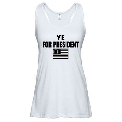 YE FOR PRESIDENT Ladies Essential Flowy Tank