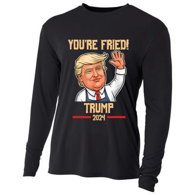 YouRe Fired Political Slogan Graphic Cooling Performance Long Sleeve Crew