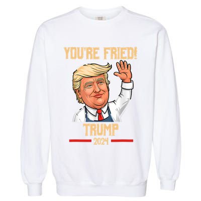 YouRe Fired Political Slogan Graphic Garment-Dyed Sweatshirt