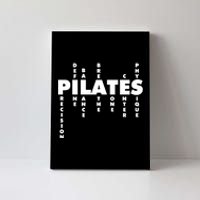 Yoga Fitness Pilates Lovers Workout Training Pilates Instructor Trainer Canvas