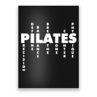 Yoga Fitness Pilates Lovers Workout Training Pilates Instructor Trainer Poster