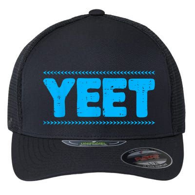 Yeet Funny Saying Quote Slang Flexfit Unipanel Trucker Cap
