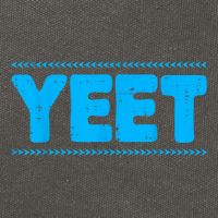 Yeet Funny Saying Quote Slang Cotton Canvas Backpack