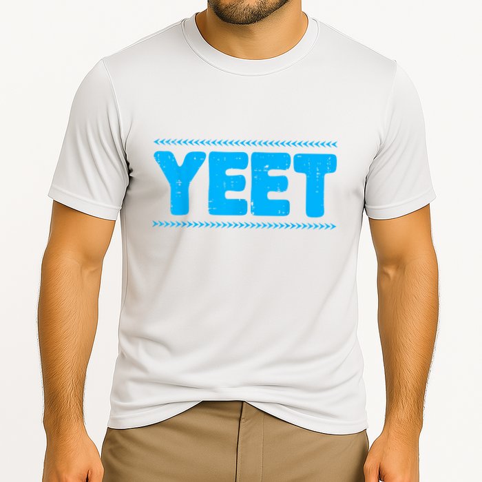 Yeet Funny Saying Quote Slang Cooling Performance Crew T-Shirt