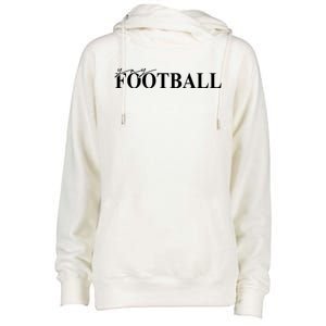 Yay Football Sport Lover Womens Funnel Neck Pullover Hood