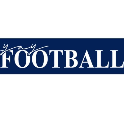 Yay Football Sport Lover Bumper Sticker