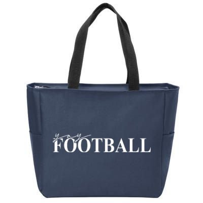 Yay Football Sport Lover Zip Tote Bag