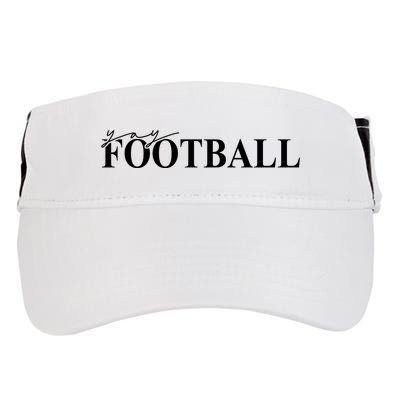 Yay Football Sport Lover Adult Drive Performance Visor
