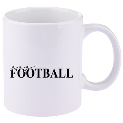 Yay Football Sport Lover 11oz C Handle Ceramic Mug