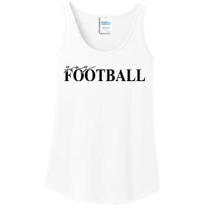 Yay Football Sport Lover Ladies Essential Tank