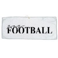 Yay Football Sport Lover Large Microfiber Waffle Golf Towel