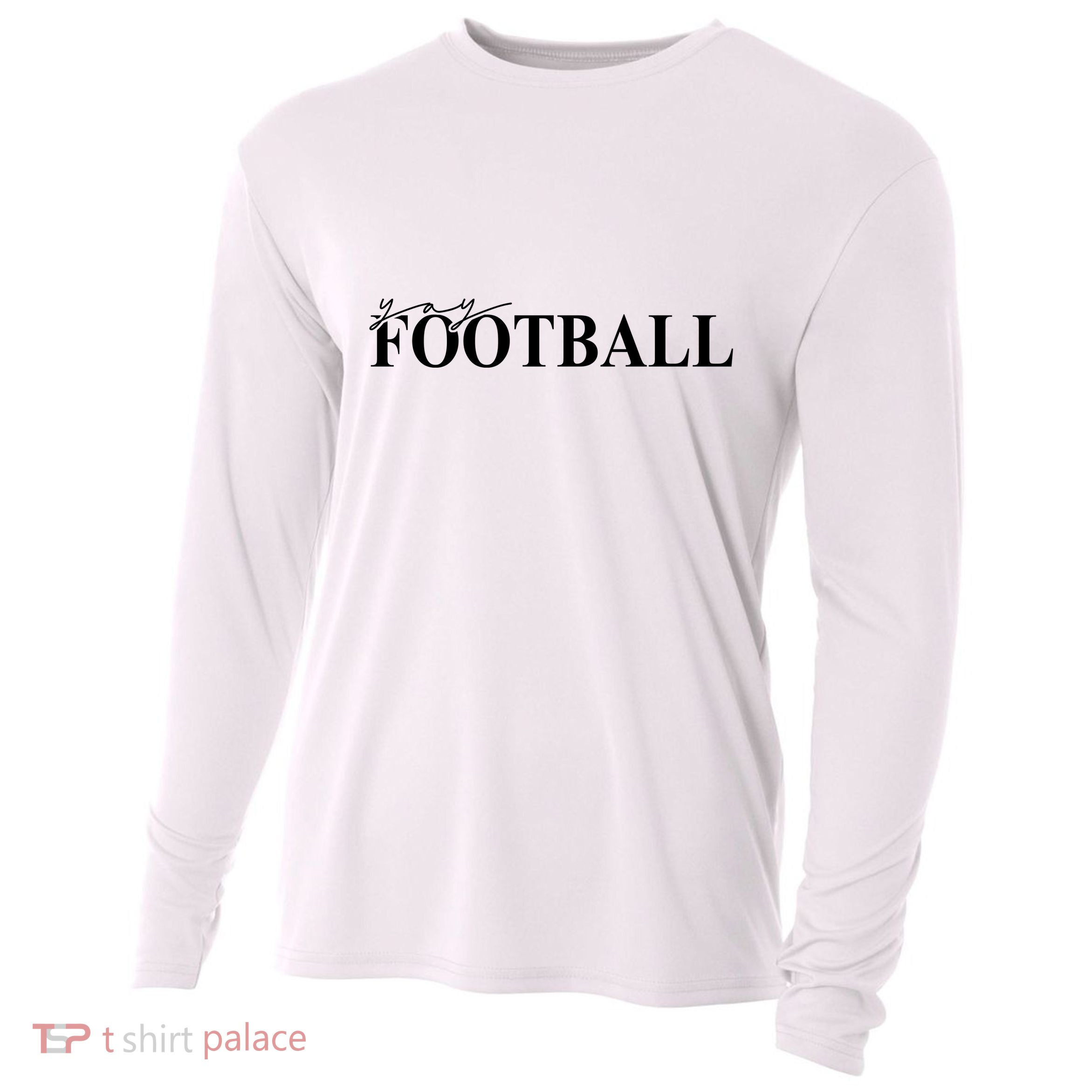 Yay Football Sport Lover Cooling Performance Long Sleeve Crew