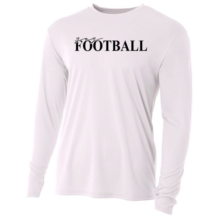 Yay Football Sport Lover Cooling Performance Long Sleeve Crew