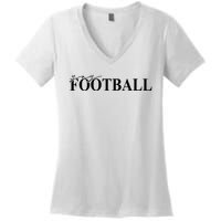 Yay Football Sport Lover Women's V-Neck T-Shirt