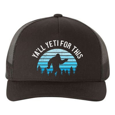 Yeti For This Funny Bigfoot Sasquatch Yupoong Adult 5-Panel Trucker Hat