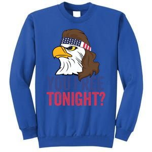 You Free Tonight Funny Independence Day Mullet Eagle Meaningful Gift Sweatshirt