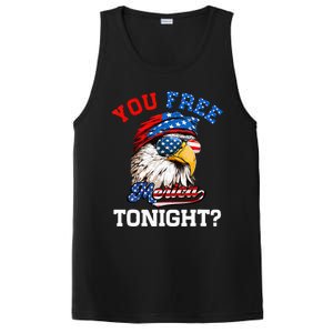 You Free Tonight Usa Flag Bald Eagle 4th Of July PosiCharge Competitor Tank