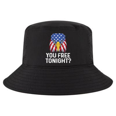 You Free Tonight Usa Patriotic Eagle Freedom 4th Of July Gift Cool Comfort Performance Bucket Hat