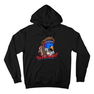 You Free Tonight Bald Eagle Mullet American Flag 4th Of July Hoodie