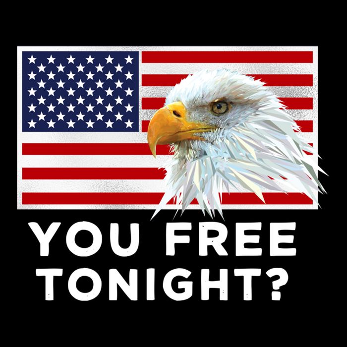 You Free Tonight? American Flag Bald Eagle Patriotic Usa Gift Impact Tech Backpack