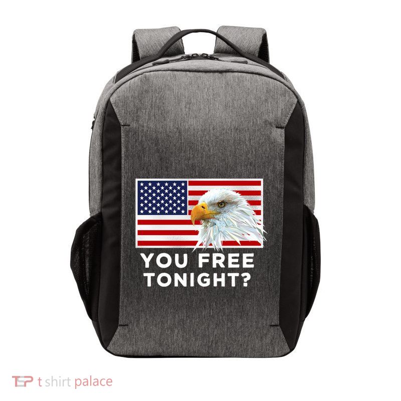 You Free Tonight? American Flag Bald Eagle Patriotic Usa Gift Vector Backpack
