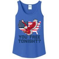 You Free Tonight? Funny Eagle Freedom July 4th Usa Meme Gift Ladies Essential Tank