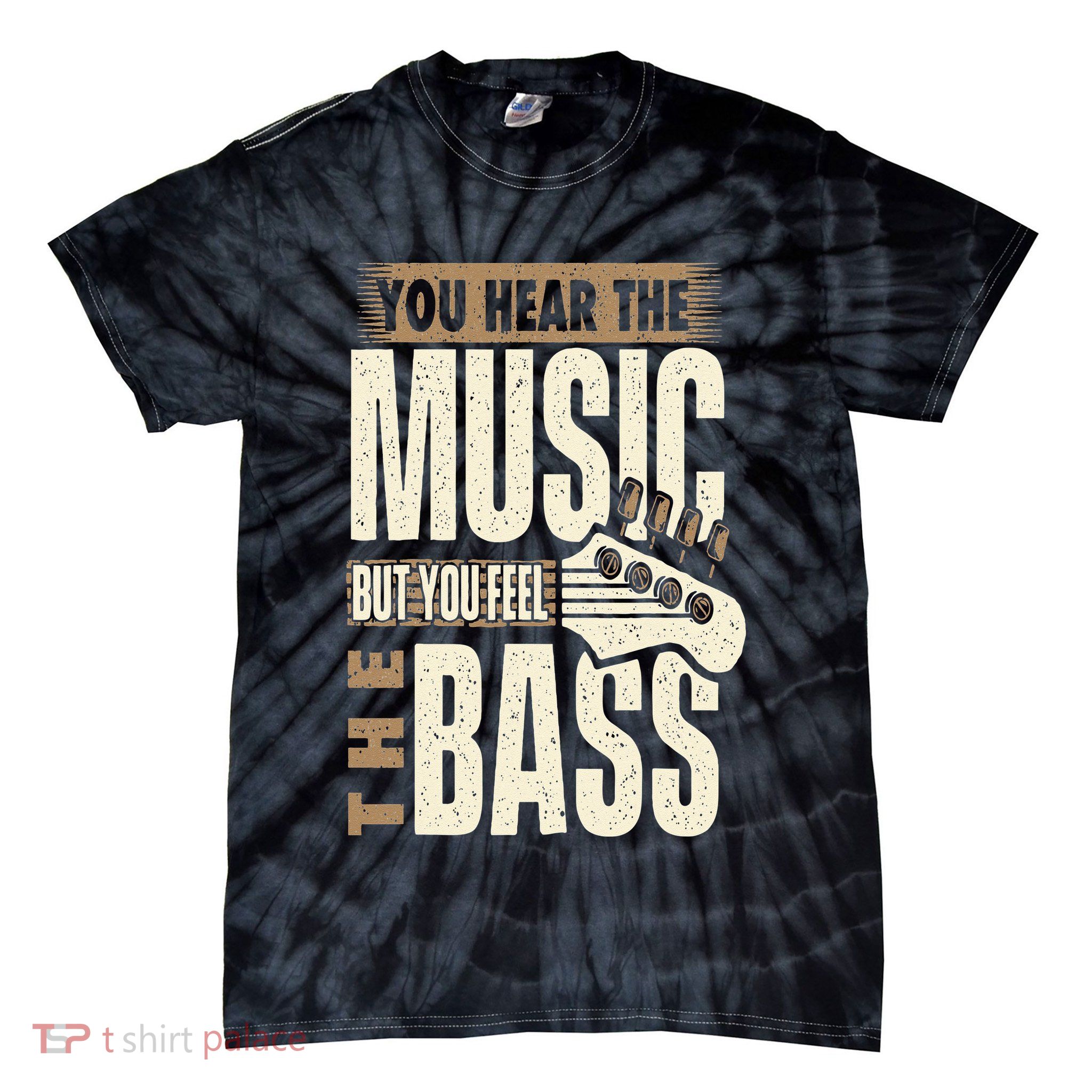 You Feel The Bass Bassist Bass Guitar Player Guitarist Tie-Dye T-Shirt