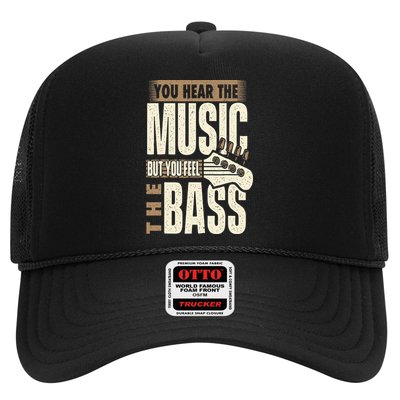 You Feel The Bass Bassist Bass Guitar Player Guitarist Trucker Hat