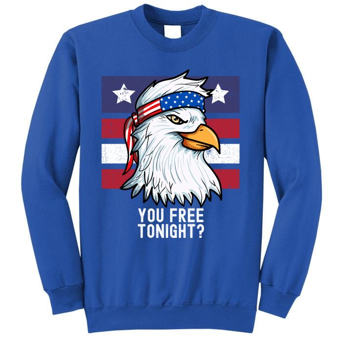 You Free Tonight? Patriotic Eagle American 4th Of July Gift Sweatshirt