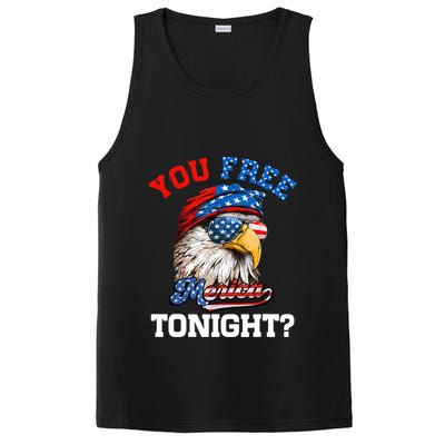 You Free Tonight Usa Flag Bald Eagle 4th Of July PosiCharge Competitor Tank