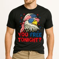 You Free Tonight Bald Eagle Mullet American Flag 4th Of July Cooling Performance Crew T-Shirt