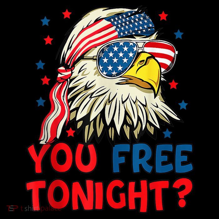 You Free Tonight Bald Eagle Mullet American Flag 4th Of July Wool Snapback Cap