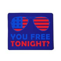 You Free Tonight To Celebrate 4th Of July In Red And Blue Cool Gift Mousepad