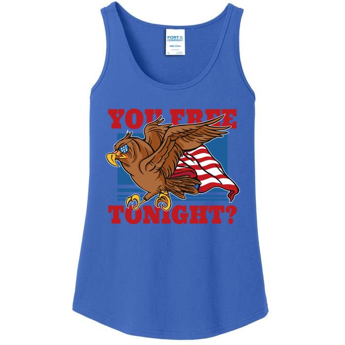 You Free Tonight Eagle 4th Of July You Free Tonight Eagle Gift Ladies Essential Tank