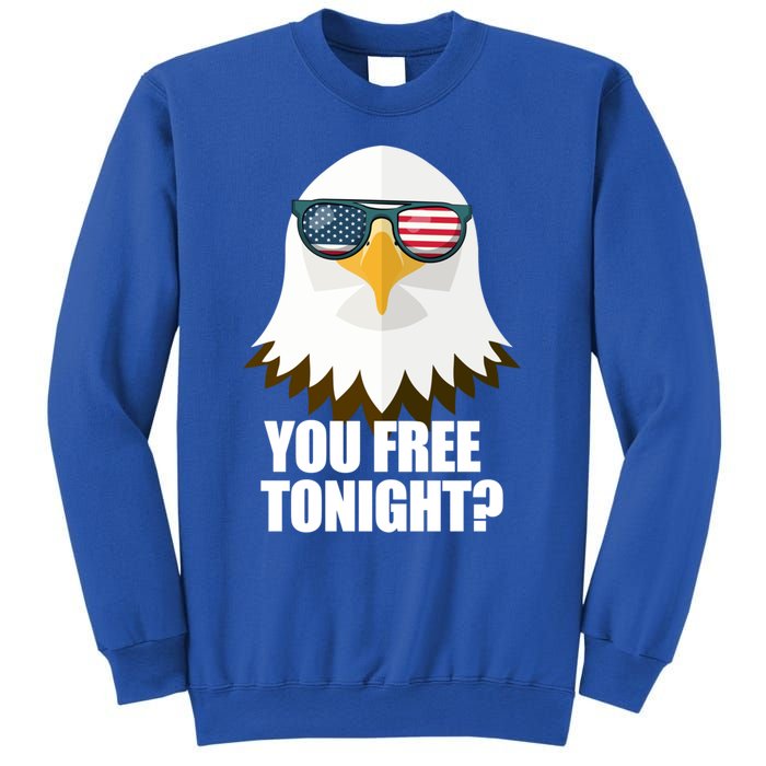 You Free Tonight Usa Patriotic 4th Of July Usa Flag Funny Gift Sweatshirt