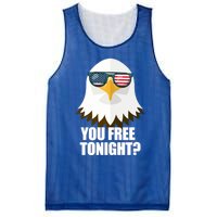 You Free Tonight Usa Patriotic 4th Of July Usa Flag Funny Gift Mesh Reversible Basketball Jersey Tank