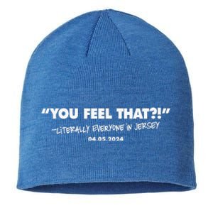 You Feel That Literally Everyone In New Jersey Sustainable Beanie