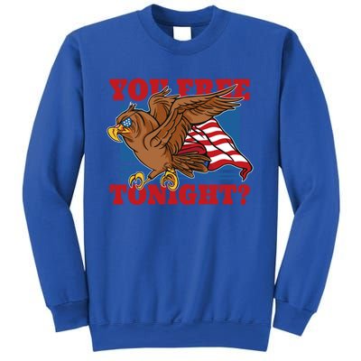 You Free Tonight Eagle 4th Of July You Free Tonight Eagle Cool Gift Sweatshirt