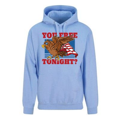 You Free Tonight Eagle 4th Of July You Free Tonight Eagle Cool Gift Unisex Surf Hoodie