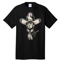 Yeehawin For Trump 2024 Punchy Western Political Humor Vote Tall T-Shirt