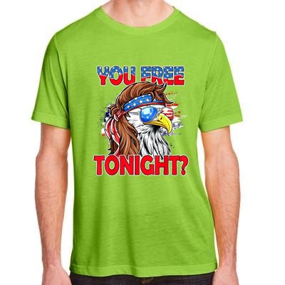 You Free Tonight Usa American Flag Patriotic Eagle Mullet Funny Gift Adult ChromaSoft Performance T-Shirt