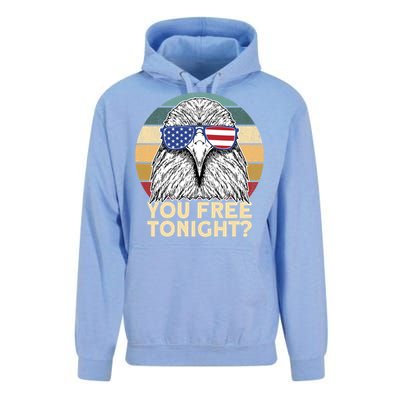 You Free Tonight Eagle 4th Of July You Free Tonight Eagle Gift Unisex Surf Hoodie