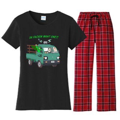 Ya Fackin Want One Women's Flannel Pajama Set