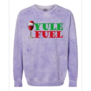 Yule Fuel Wine Colorblast Crewneck Sweatshirt