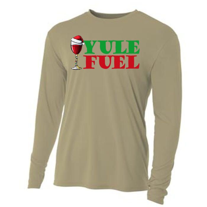 Yule Fuel Wine Cooling Performance Long Sleeve Crew