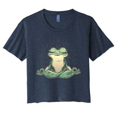 Yoga Frog Women's Crop Top Tee