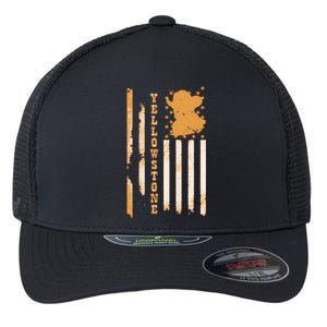 Yellowstonee Flag Flexfit Unipanel Trucker Cap