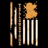 Yellowstonee Flag Cooling Performance Crew T-Shirt