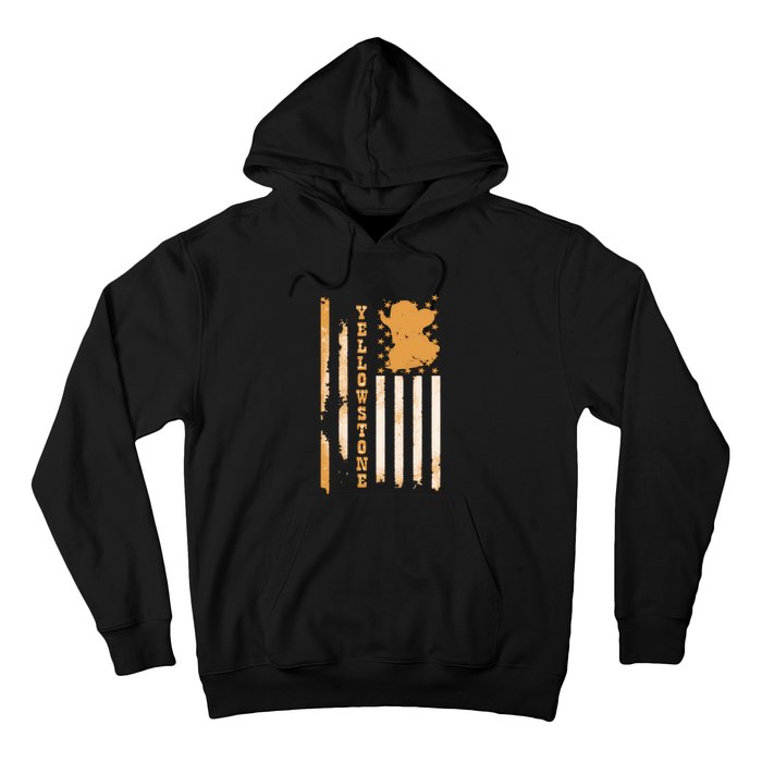 Yellowstonee Flag Hoodie